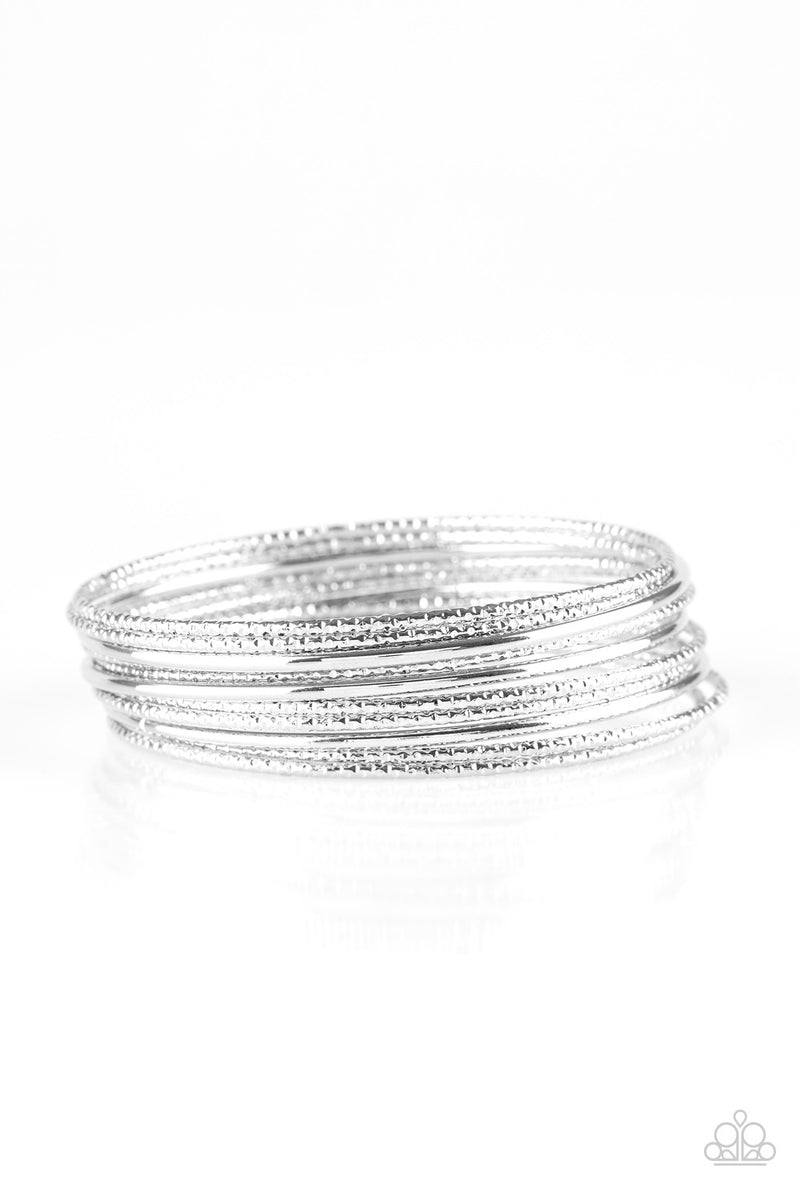 Silver Cuff Bracelet Paparazzi Up for Sale | Bling By Titia