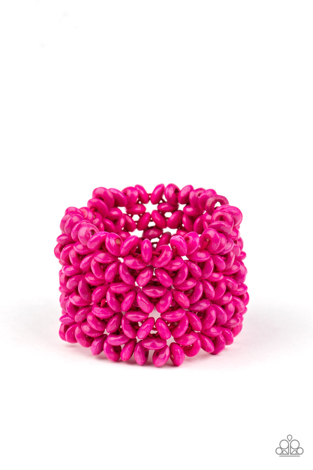 Paparazzi Tea Party Theme Pink Floral Bracelet